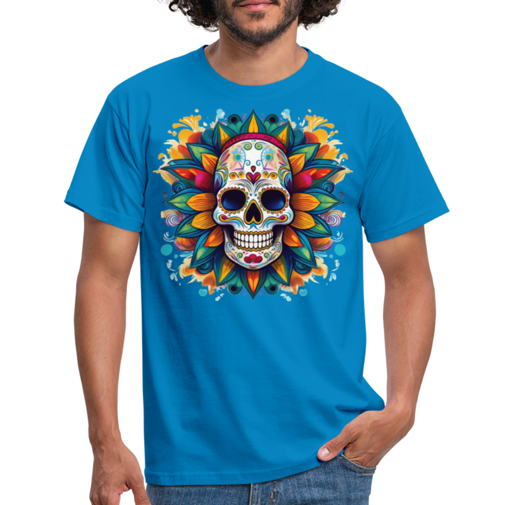 T-Shirt Mexico "Mascarilla" - Royalblau