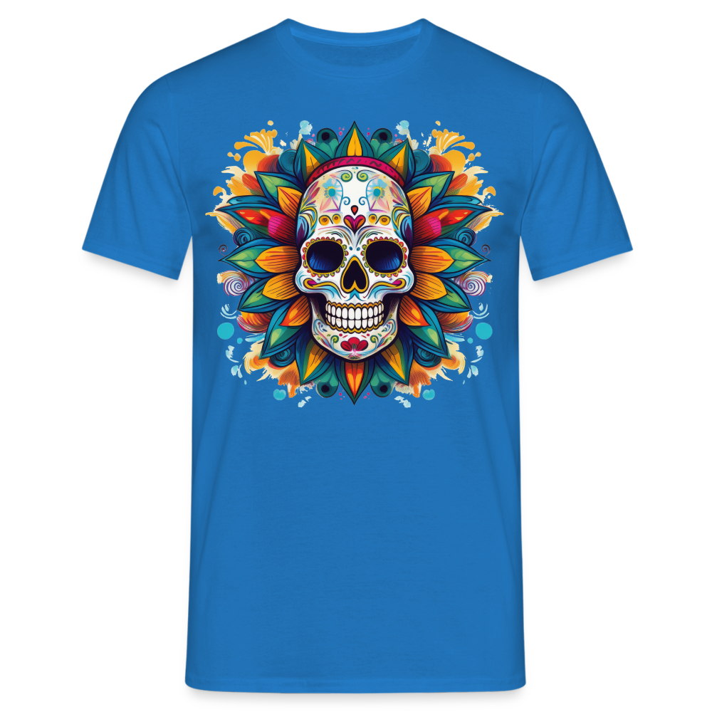 T-Shirt Mexico "Mascarilla" - Royalblau