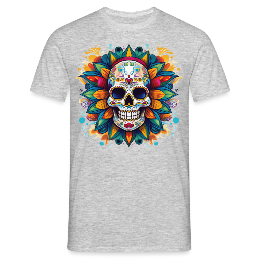 T-Shirt Mexico "Mascarilla" - Grau meliert