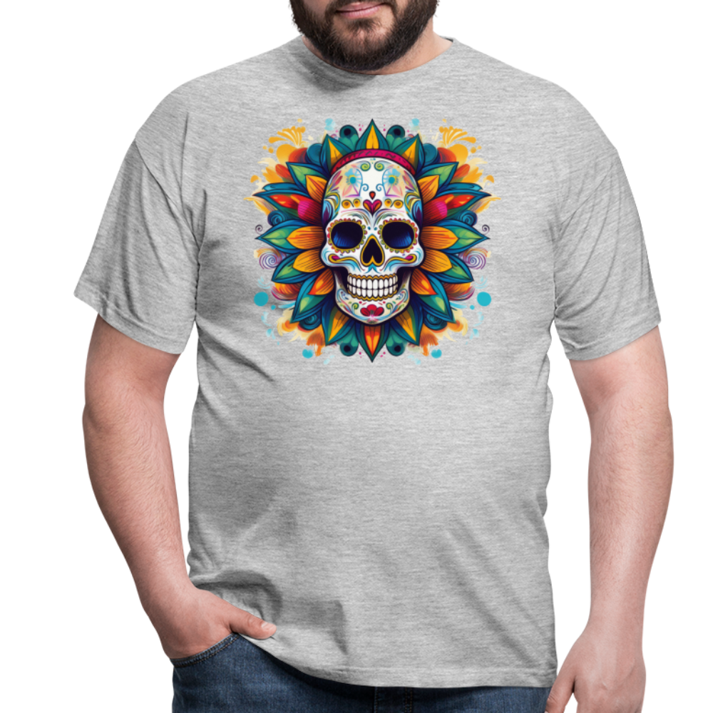 T-Shirt Mexico "Mascarilla" - Grau meliert