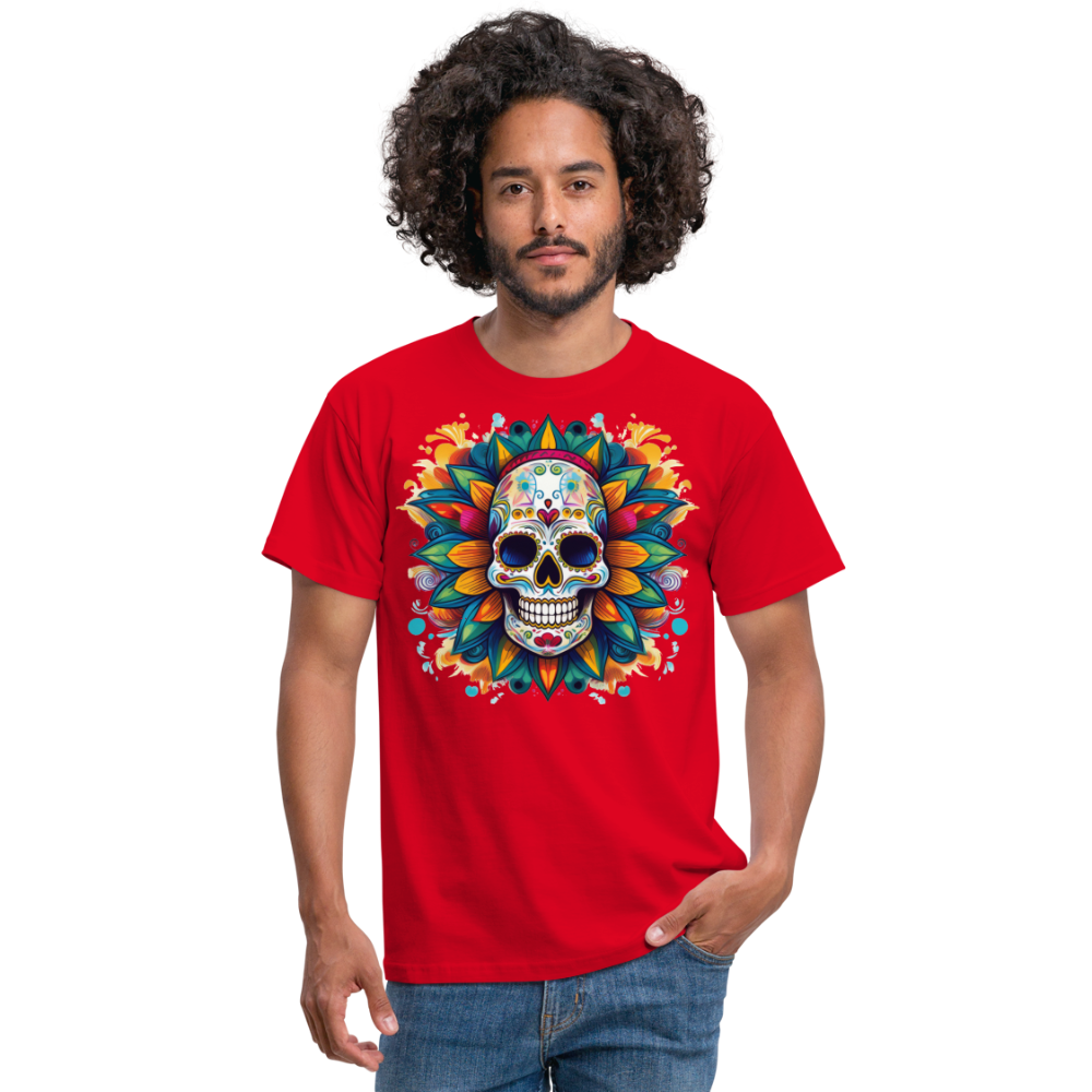 T-Shirt Mexico "Mascarilla" - Rot