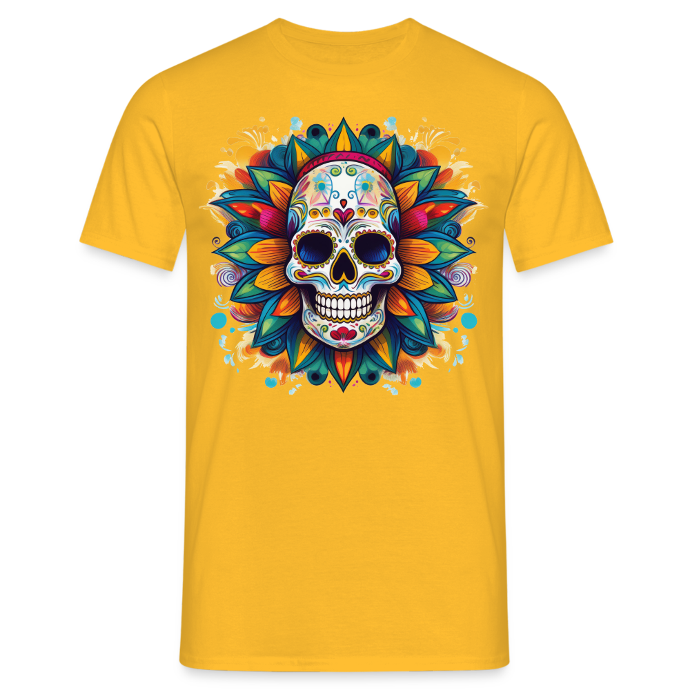 T-Shirt Mexico "Mascarilla" - Gelb