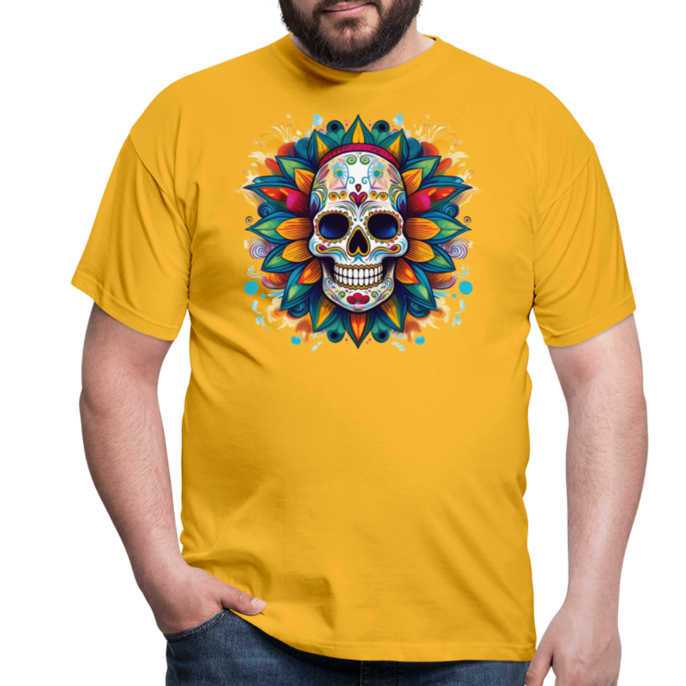 T-Shirt Mexico "Mascarilla" - Gelb