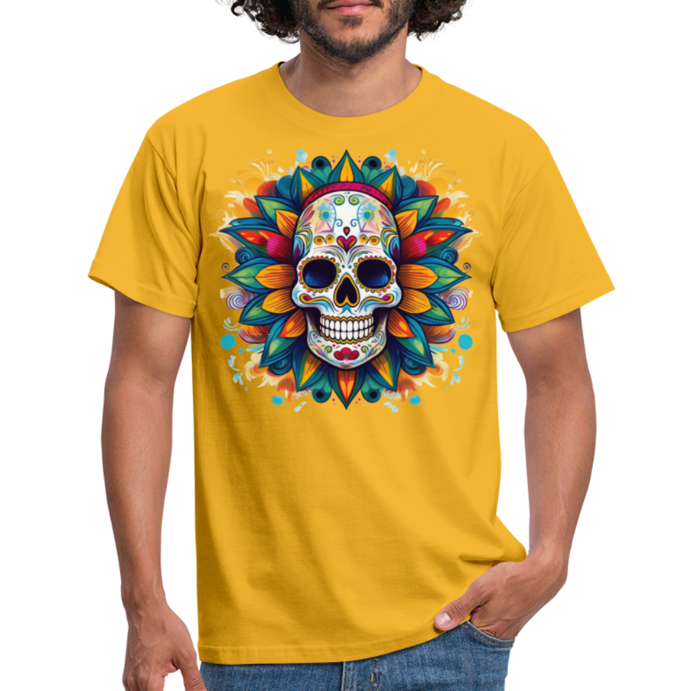 T-Shirt Mexico "Mascarilla" - Gelb