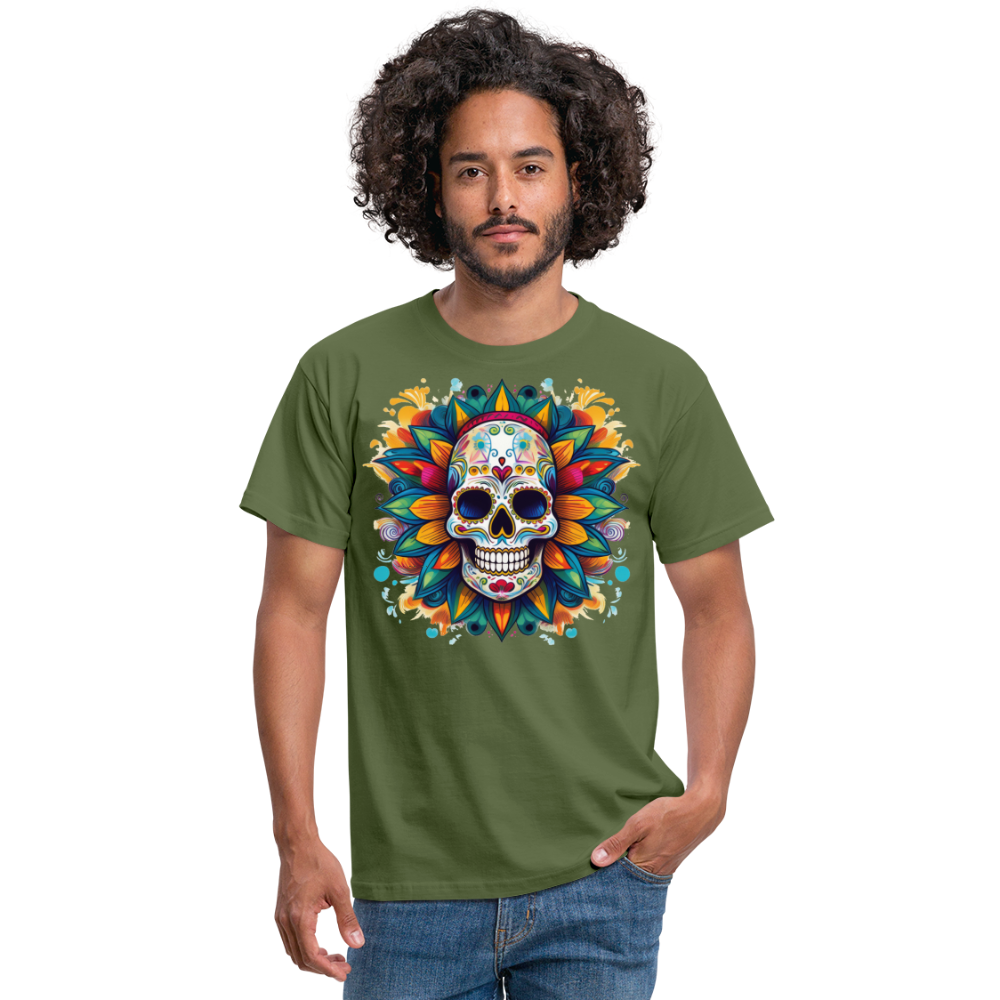 T-Shirt Mexico "Mascarilla" - Militärgrün