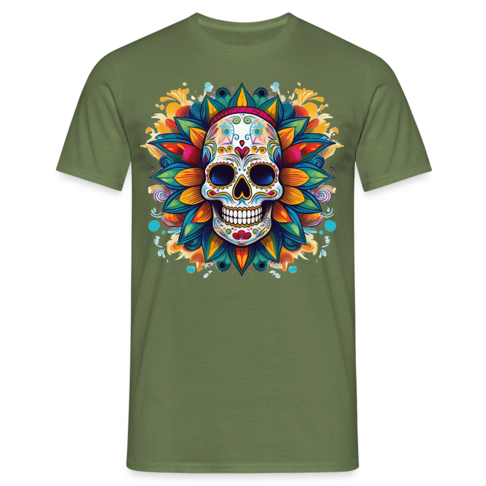 T-Shirt Mexico "Mascarilla" - Militärgrün