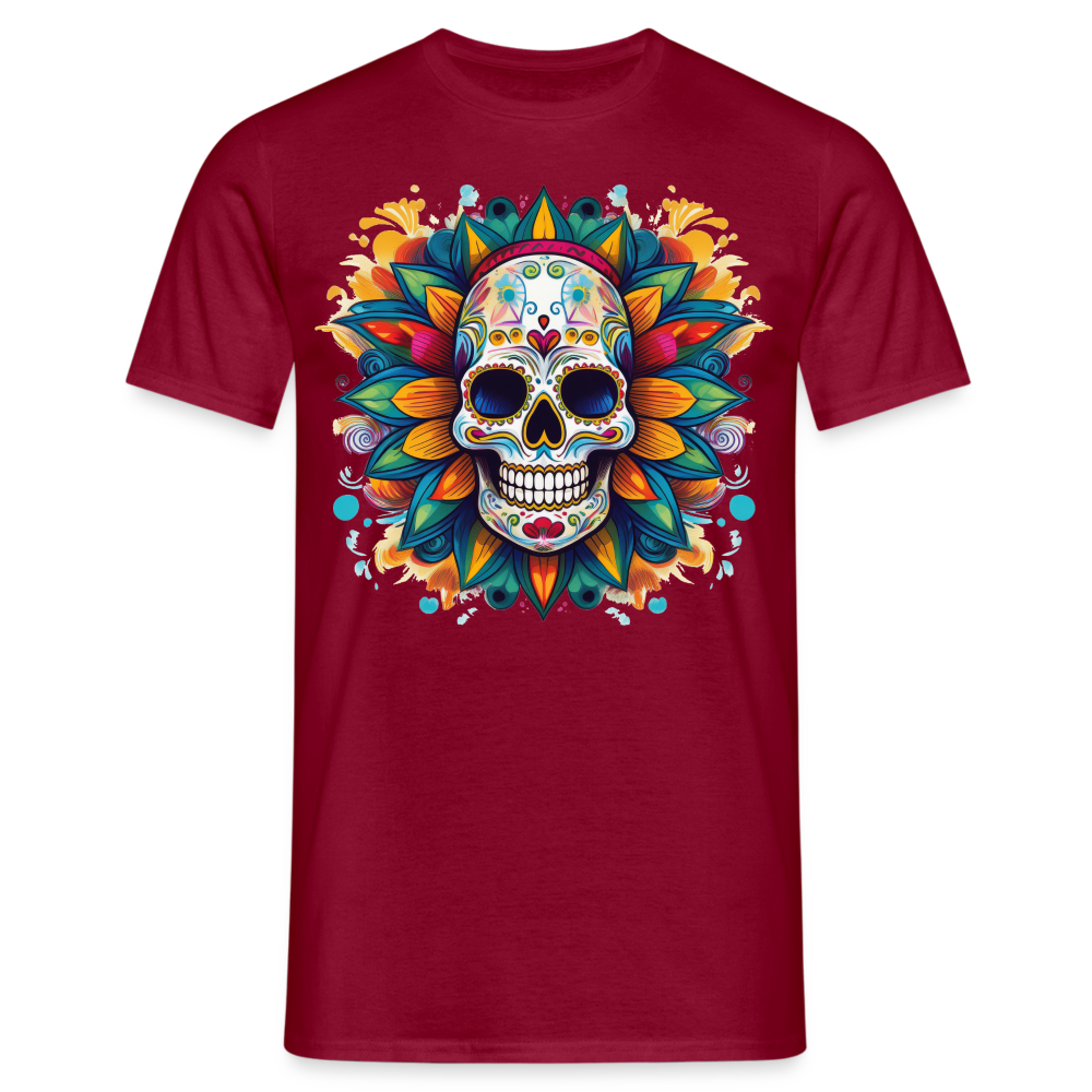T-Shirt Mexico "Mascarilla" - Ziegelrot
