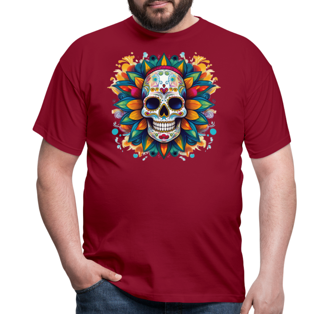 T-Shirt Mexico "Mascarilla" - Ziegelrot