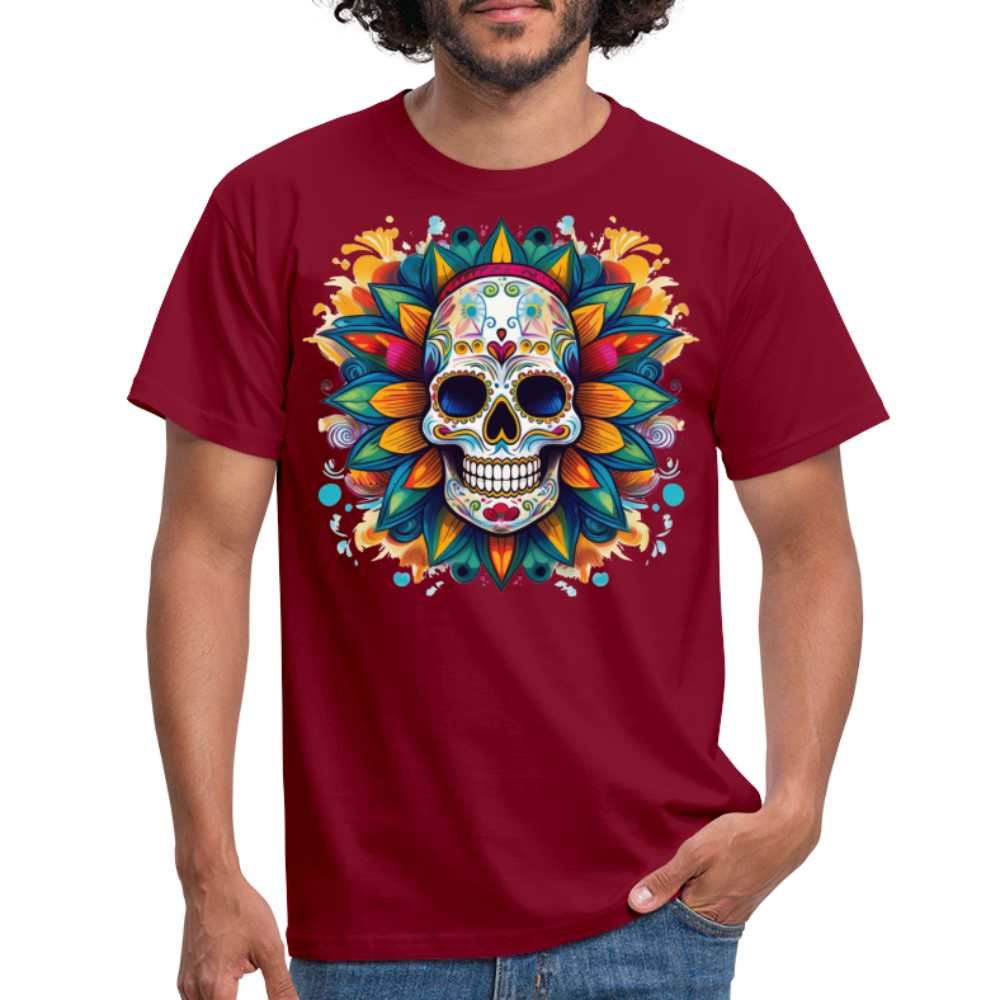 T-Shirt Mexico "Mascarilla" - Ziegelrot