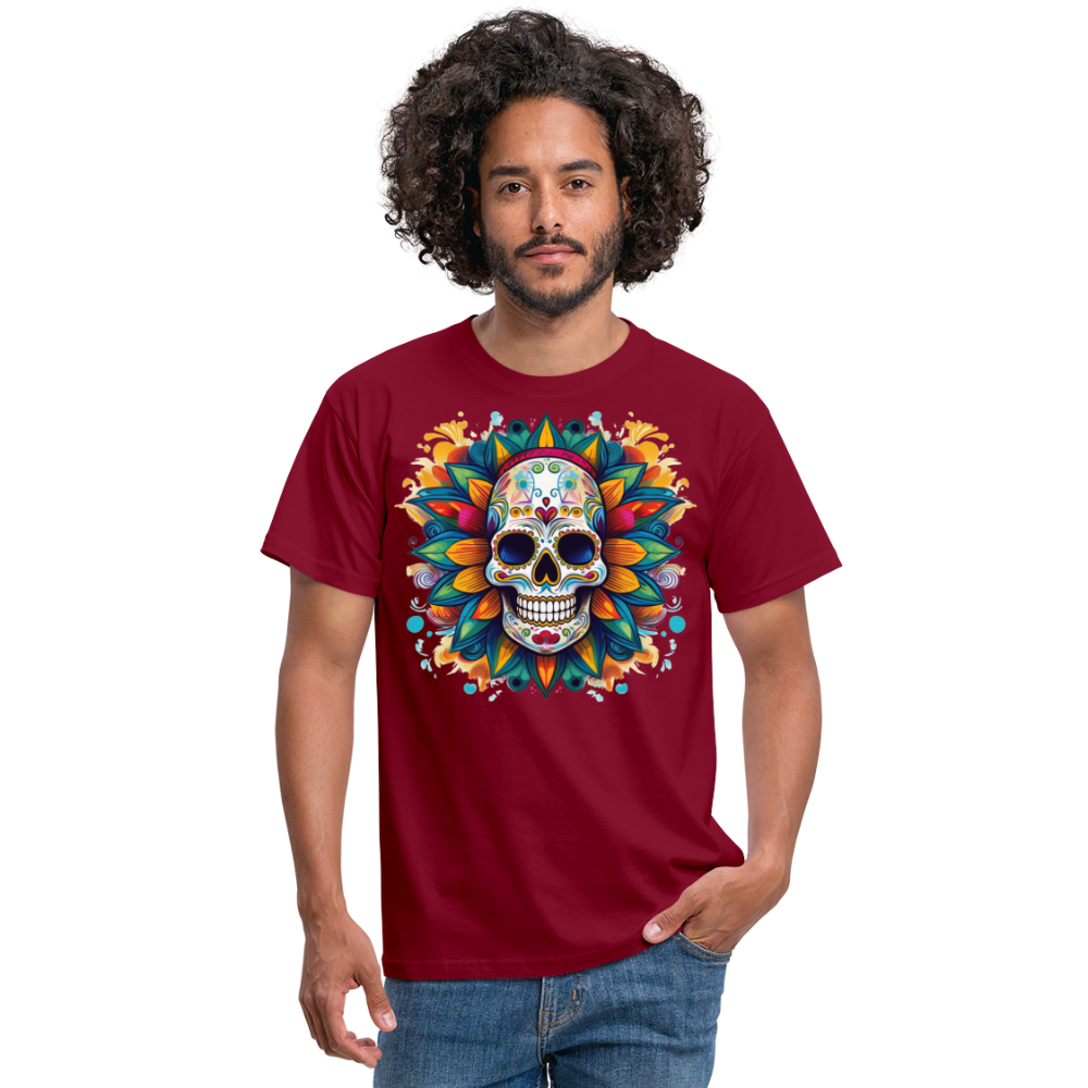 T-Shirt Mexico "Mascarilla" - Ziegelrot