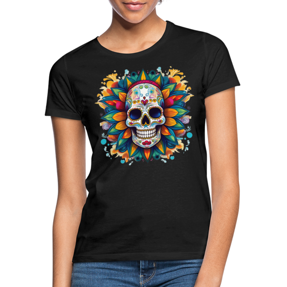 T-Shirt Ladies Mexico "Mascarilla" - Schwarz