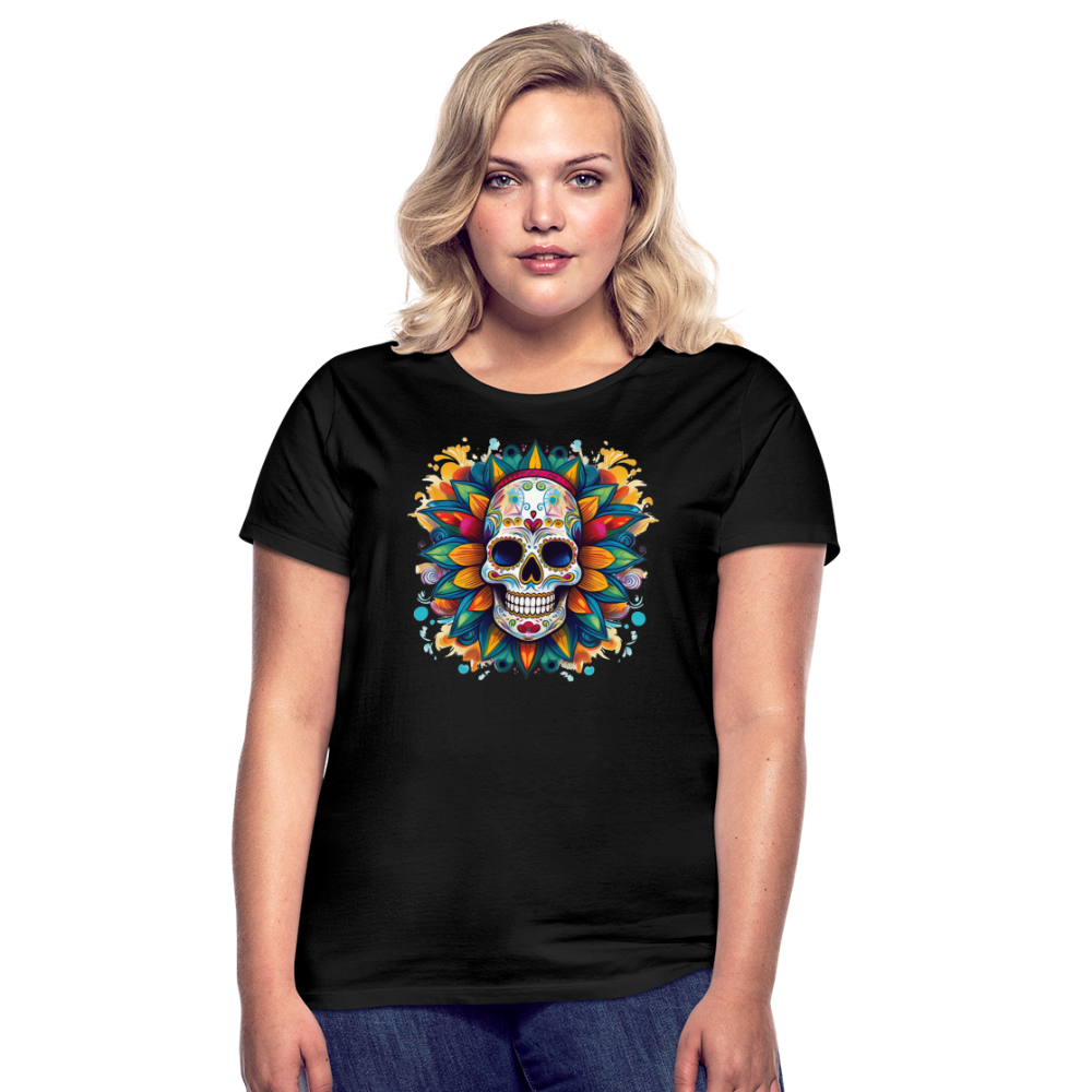 T-Shirt Ladies Mexico "Mascarilla" - Schwarz