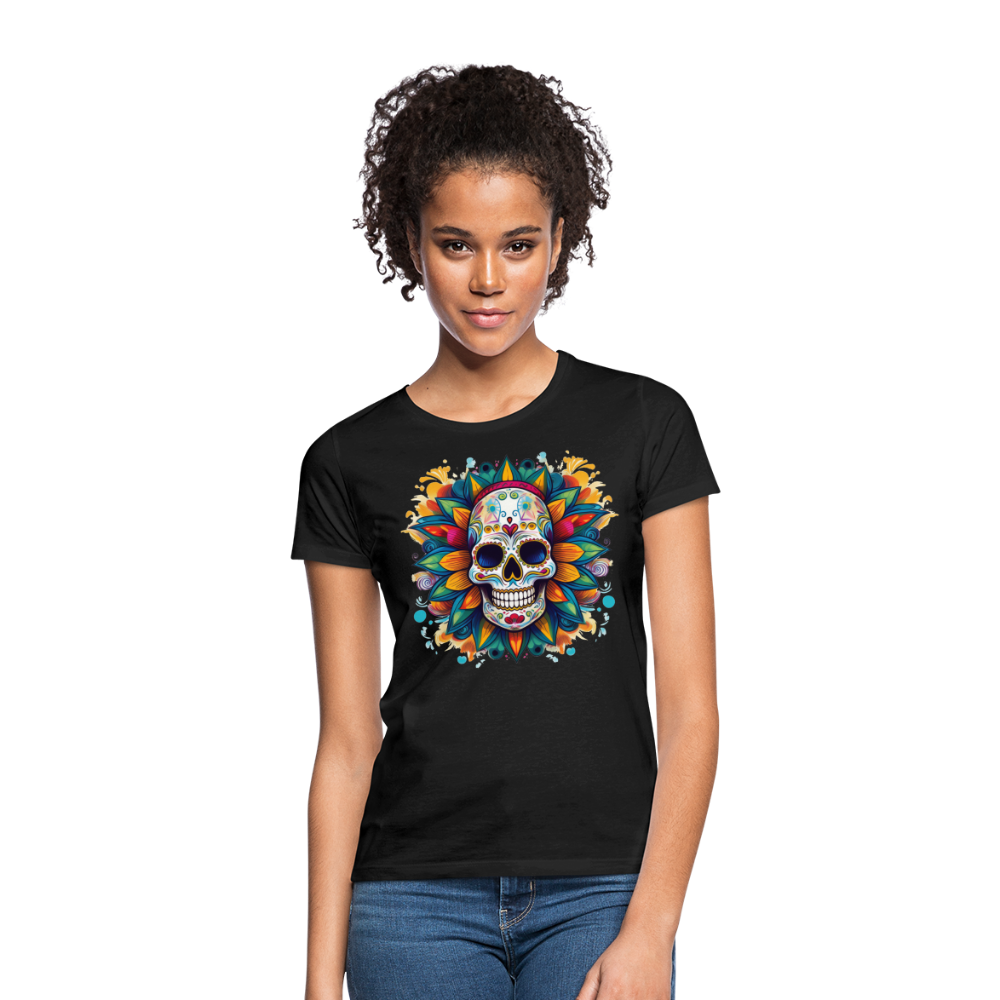 T-Shirt Ladies Mexico "Mascarilla" - Schwarz