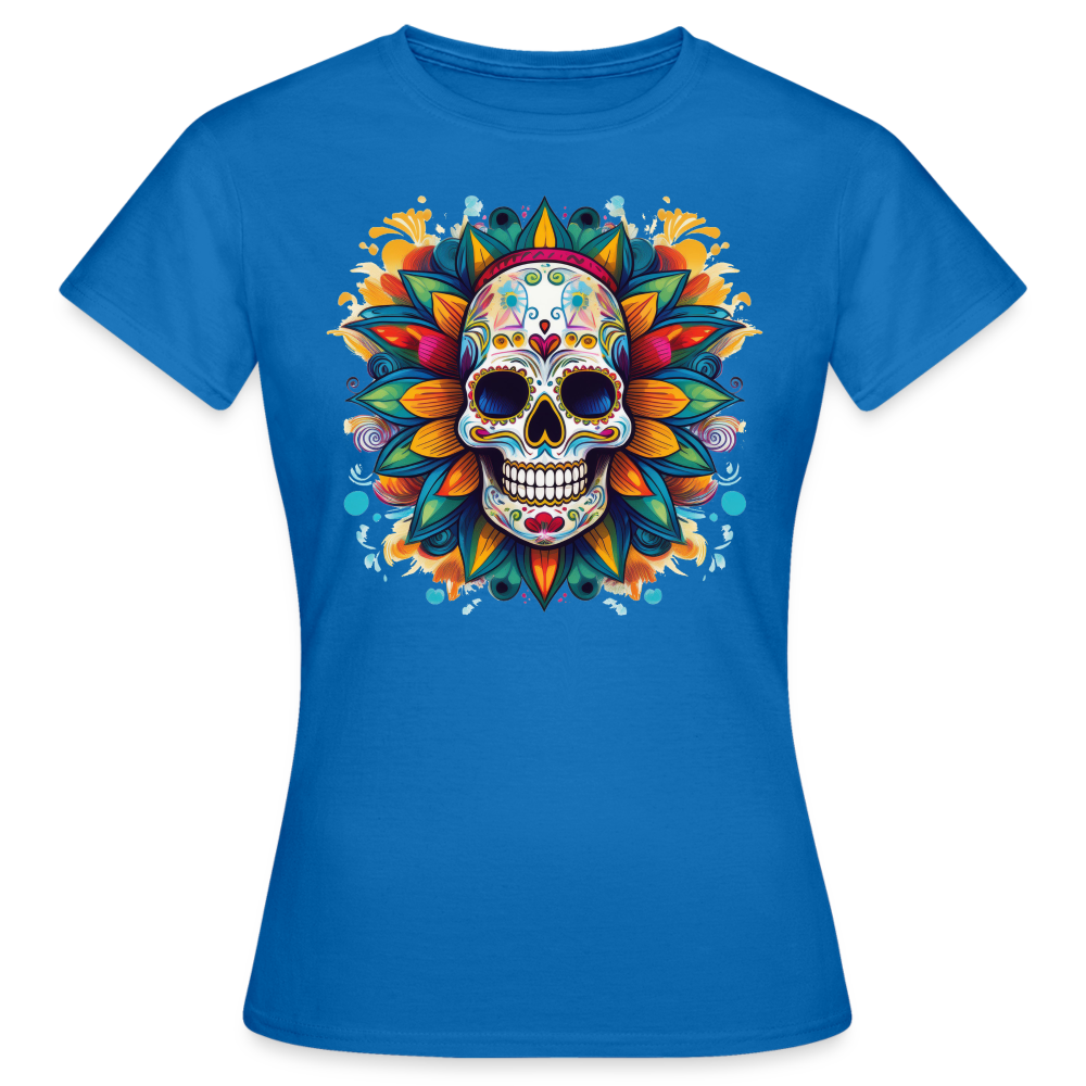 T-Shirt Ladies Mexico "Mascarilla" - Royalblau