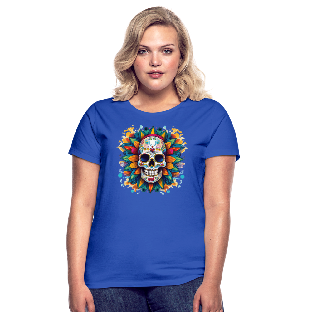 T-Shirt Ladies Mexico "Mascarilla" - Royalblau