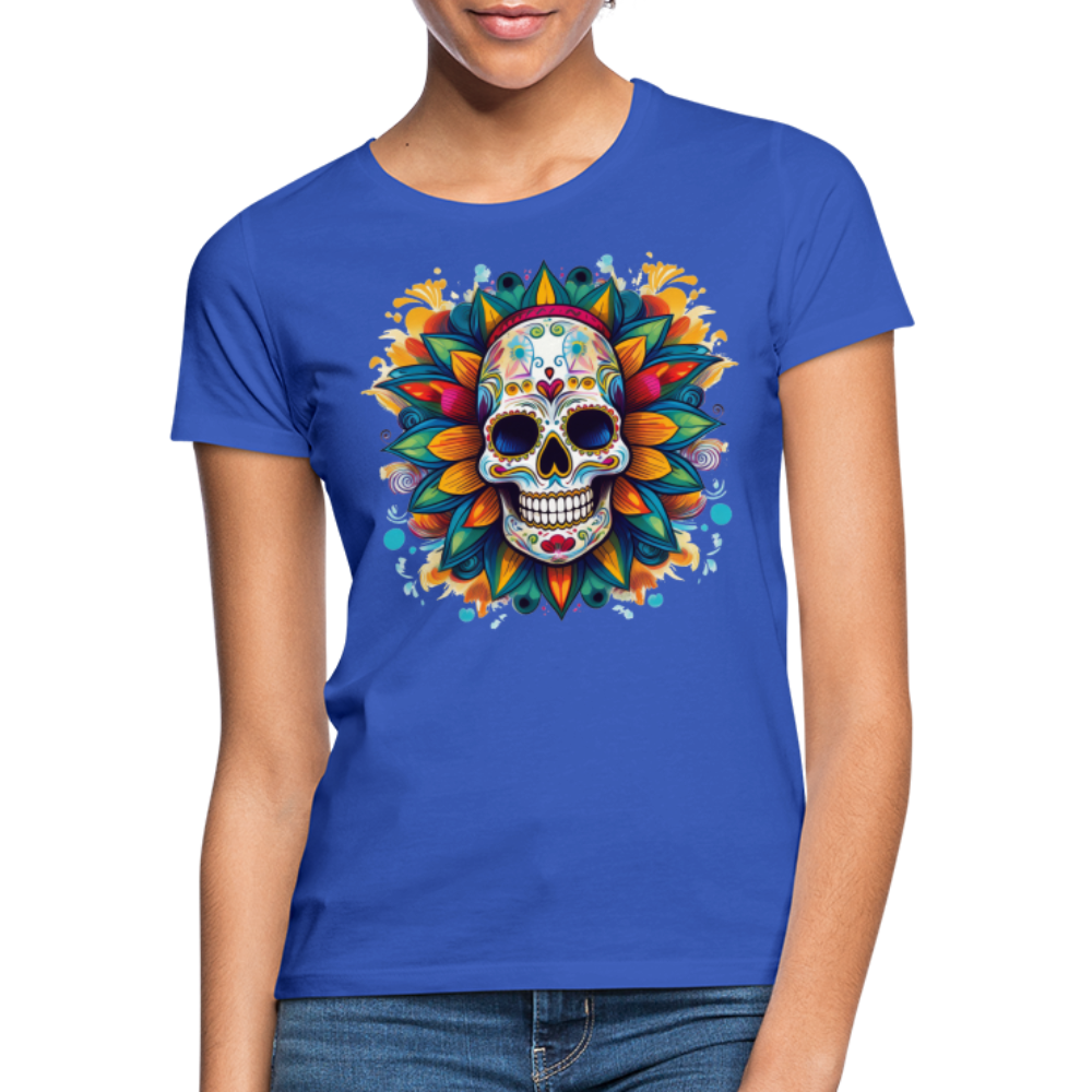 T-Shirt Ladies Mexico "Mascarilla" - Royalblau