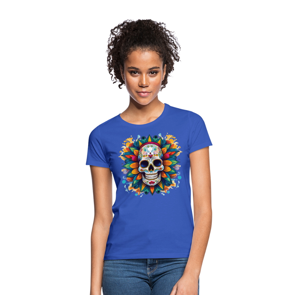 T-Shirt Ladies Mexico "Mascarilla" - Royalblau
