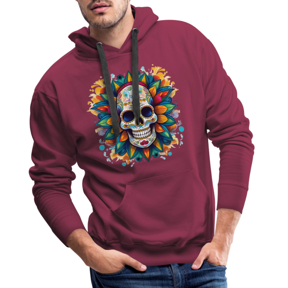 Hoodie Mexico "Mascarilla" - Bordeaux