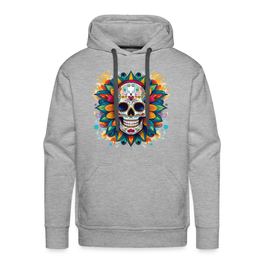 Hoodie Mexico "Mascarilla" - Grau meliert
