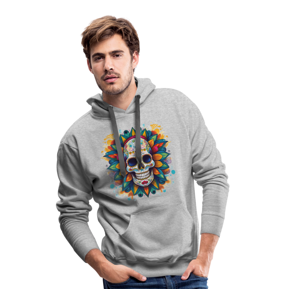 Hoodie Mexico "Mascarilla" - Grau meliert