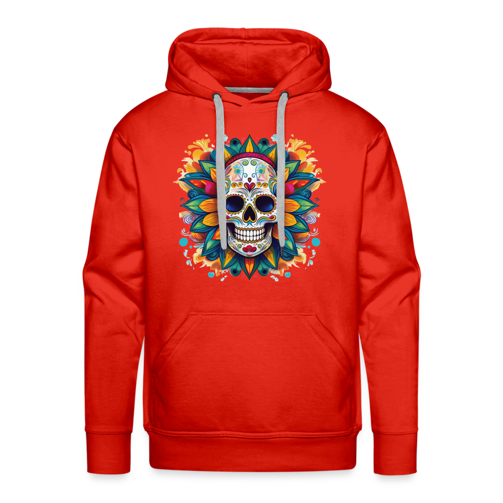 Hoodie Mexico "Mascarilla" - Rot