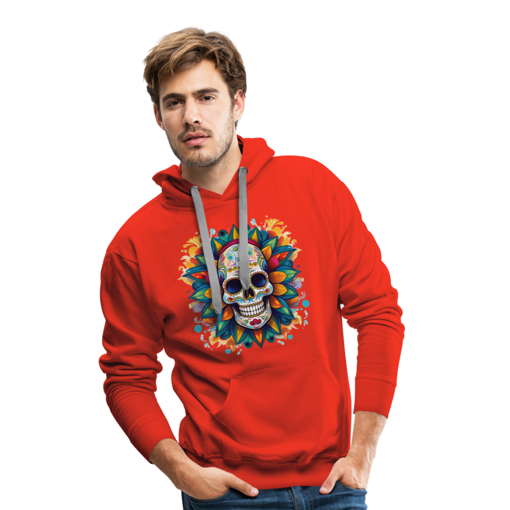 Hoodie Mexico "Mascarilla" - Rot