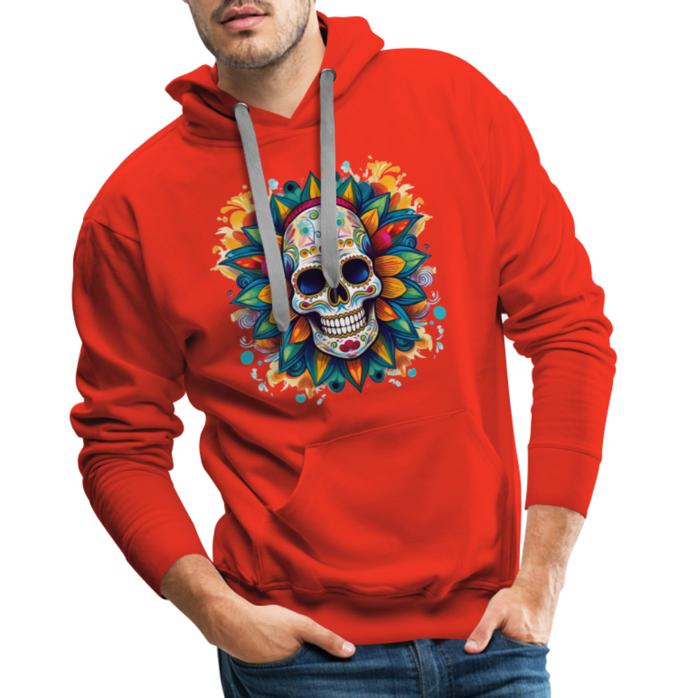 Hoodie Mexico "Mascarilla" - Rot