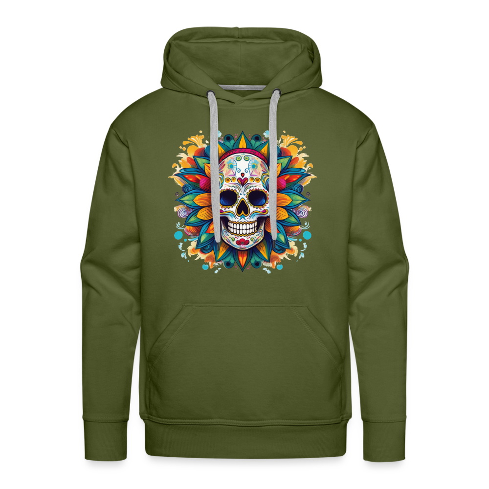 Hoodie Mexico "Mascarilla" - Olivgrün