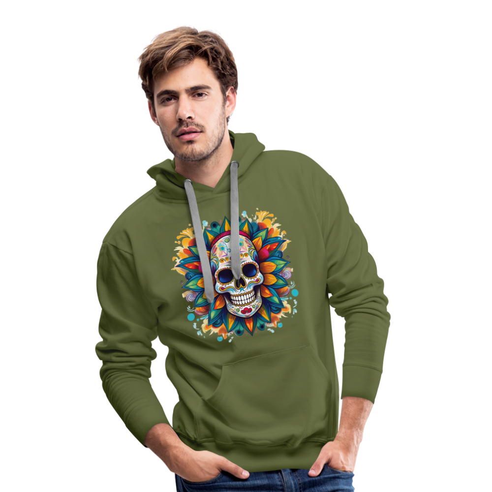 Hoodie Mexico "Mascarilla" - Olivgrün