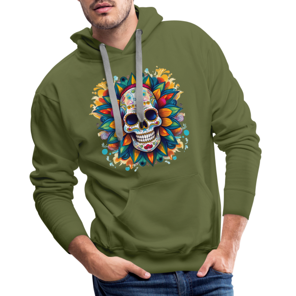 Hoodie Mexico "Mascarilla" - Olivgrün