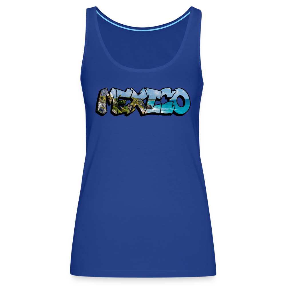 Tanktop Ladies Mexico Graffiti "Riviera" - Königsblau