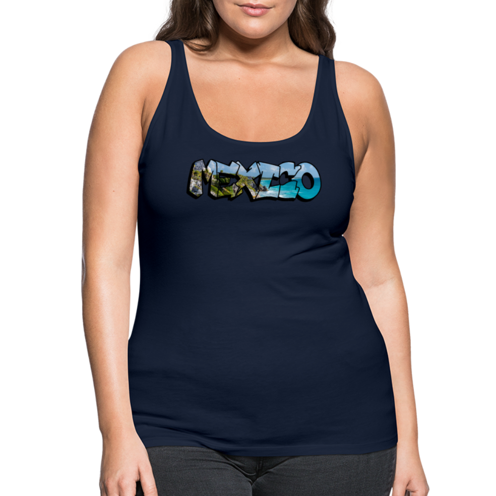Tanktop Ladies Mexico Graffiti "Riviera" - Navy