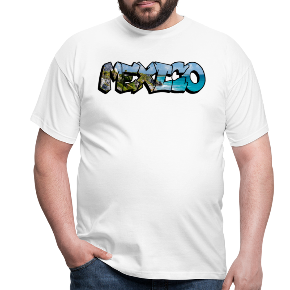 T-Shirt Mexico Graffiti "Riviera" - Weiß