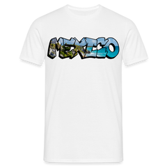 T-Shirt Mexico Graffiti "Riviera" - Weiß