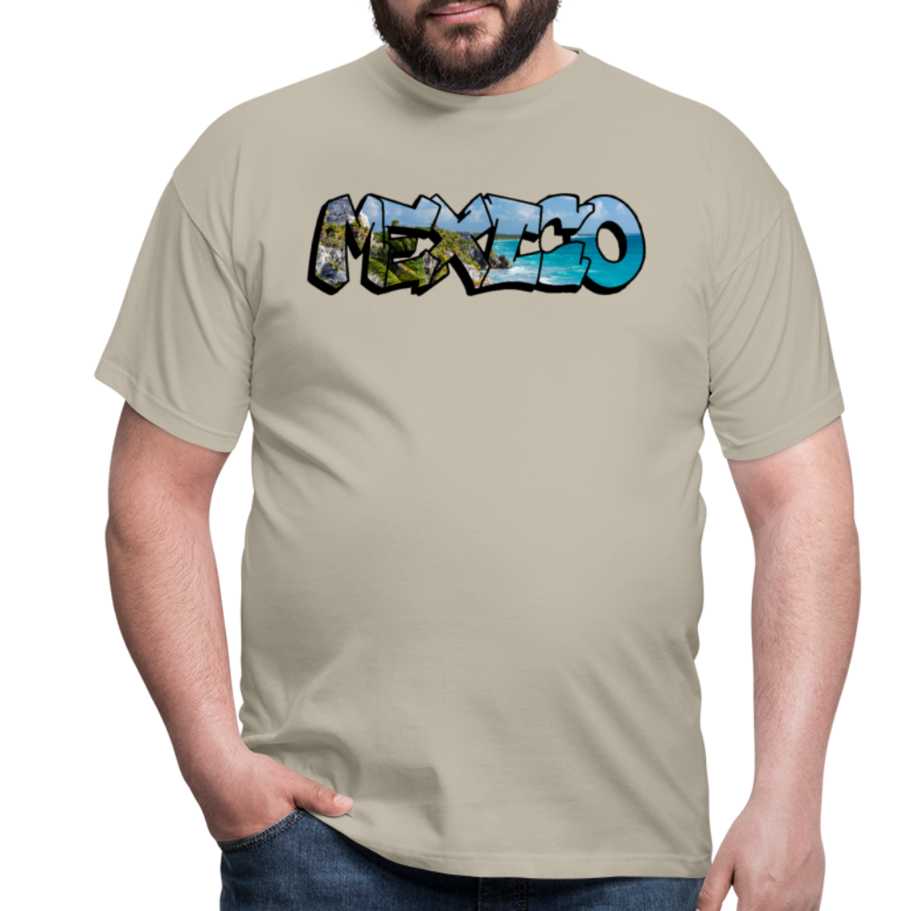 T-Shirt Mexico Graffiti "Riviera" - Sandbeige