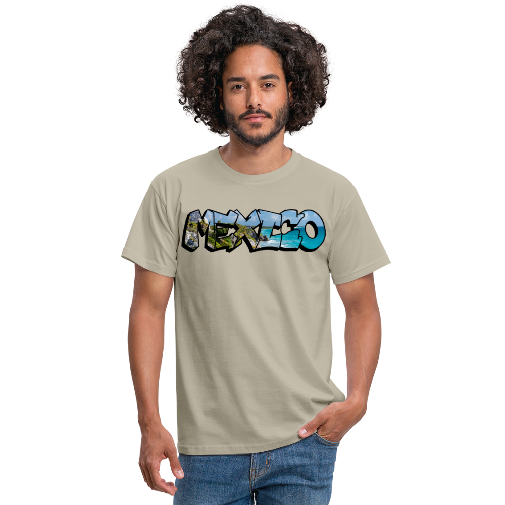T-Shirt Mexico Graffiti "Riviera" - Sandbeige