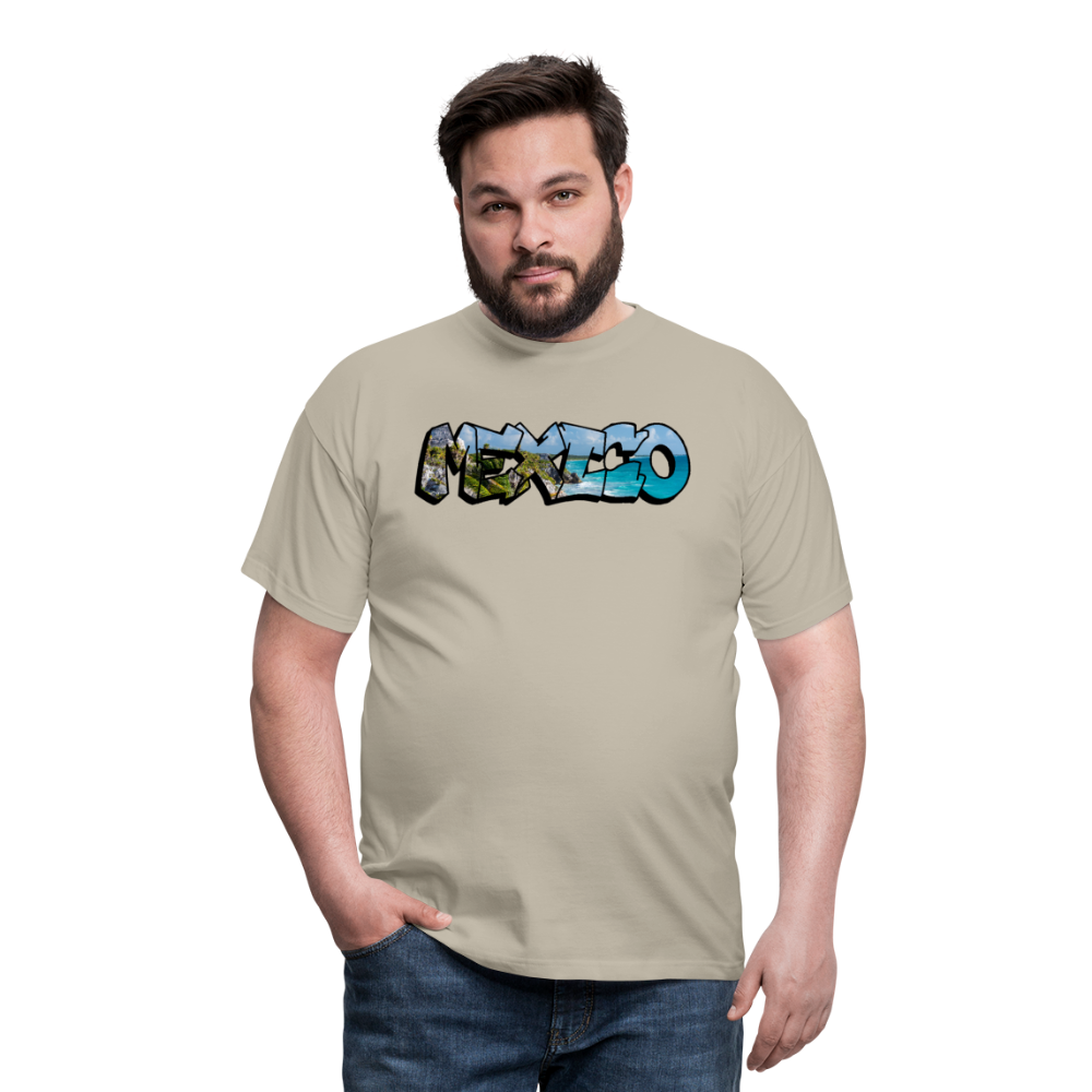 T-Shirt Mexico Graffiti "Riviera" - Sandbeige