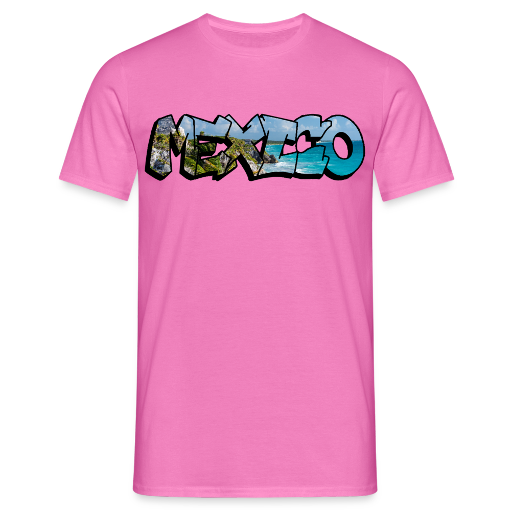 T-Shirt Mexico Graffiti "Riviera" - Pink