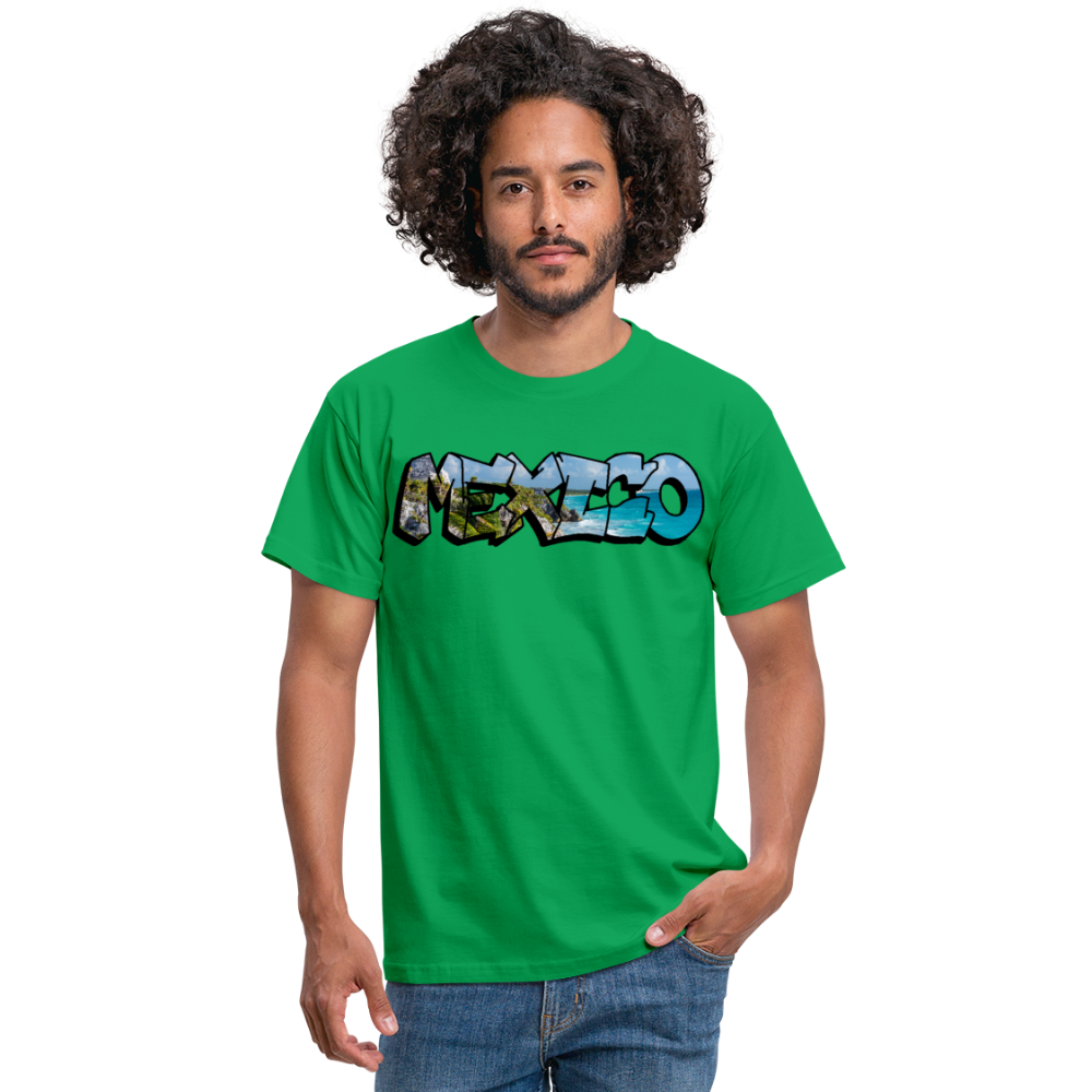 T-Shirt Mexico Graffiti "Riviera" - Kelly Green