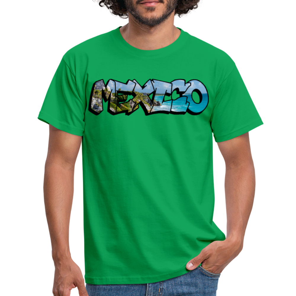 T-Shirt Mexico Graffiti "Riviera" - Kelly Green