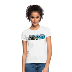 T-Shirt Ladies Mexico Graffiti "Riviera" - Weiß