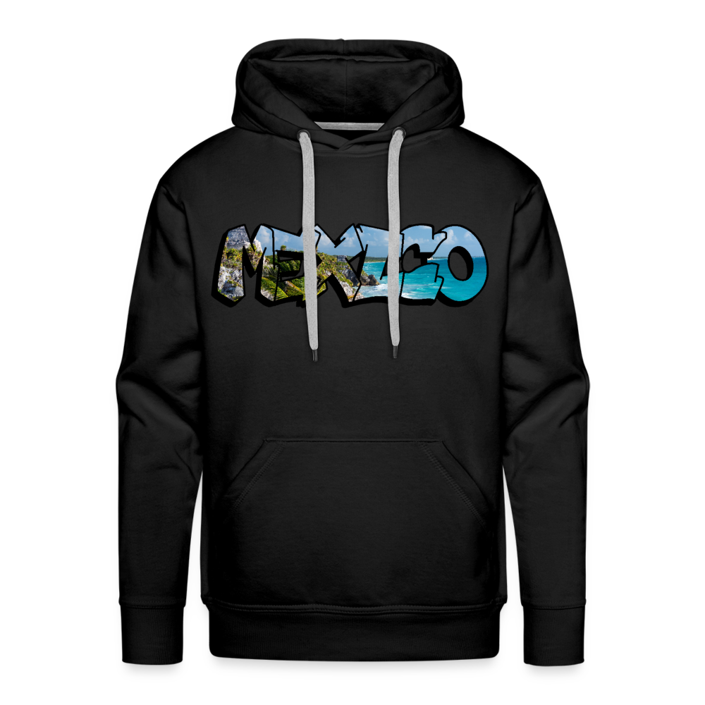 Hoodie Mexico Graffiti "Riviera" - Schwarz