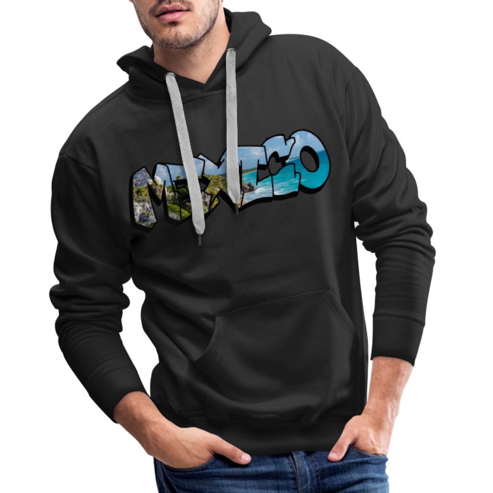Hoodie Mexico Graffiti "Riviera" - Schwarz