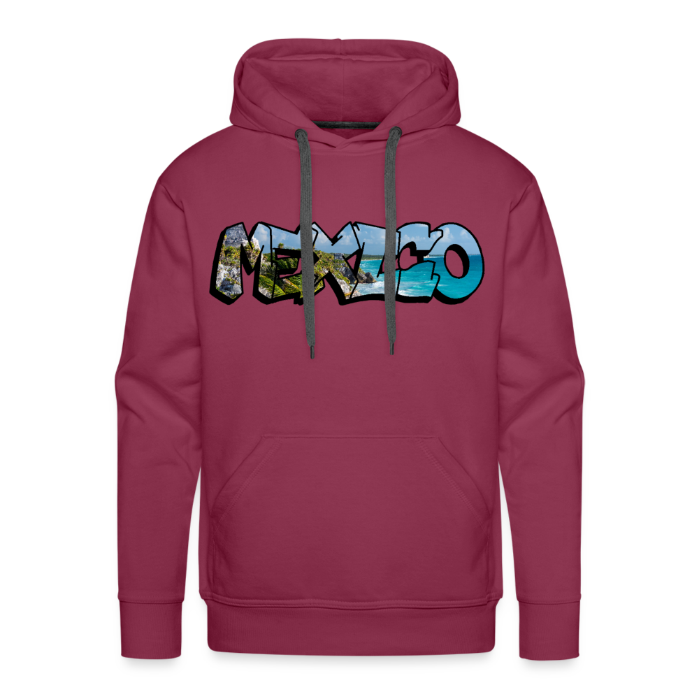 Hoodie Mexico Graffiti "Riviera" - Bordeaux