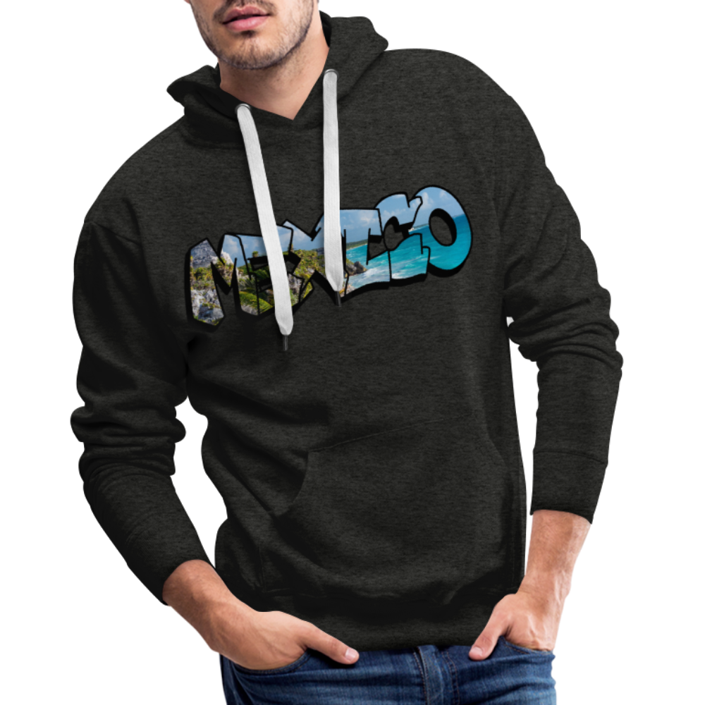 Hoodie Mexico Graffiti "Riviera" - Anthrazit