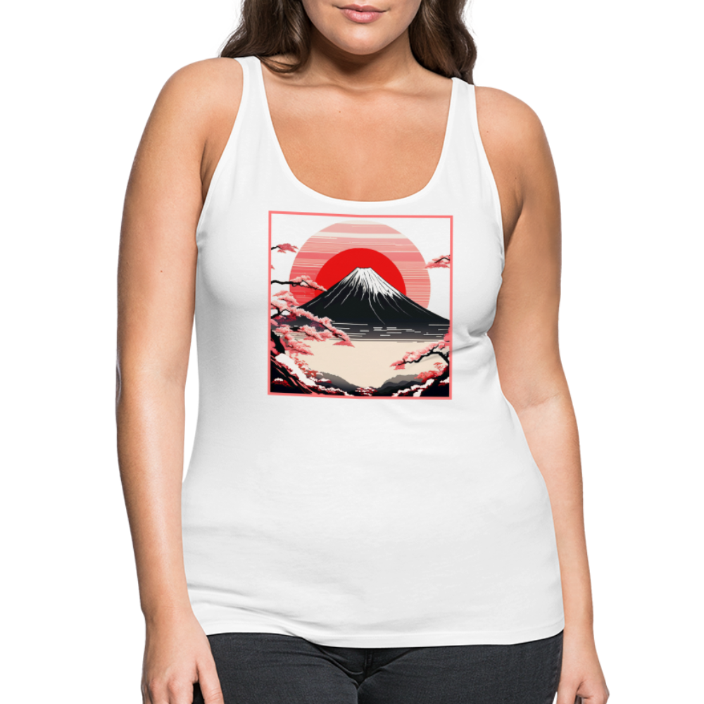 Tanktop Ladies Japan "Fuji" - Weiß