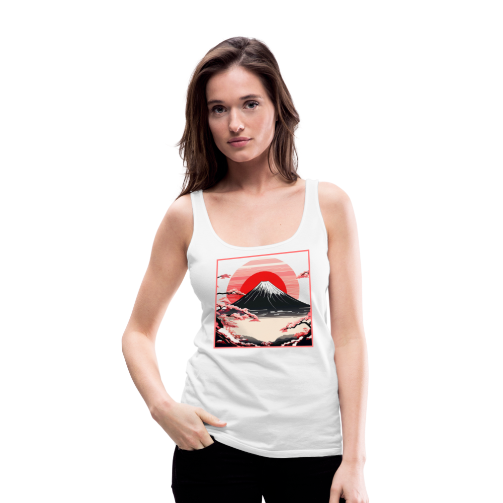 Tanktop Ladies Japan "Fuji" - Weiß