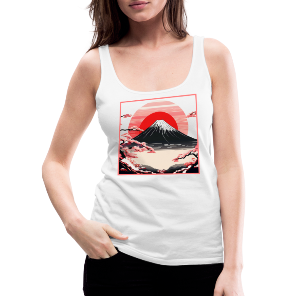 Tanktop Ladies Japan "Fuji" - Weiß