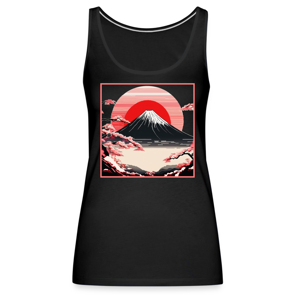 Tanktop Ladies Japan "Fuji" - Schwarz