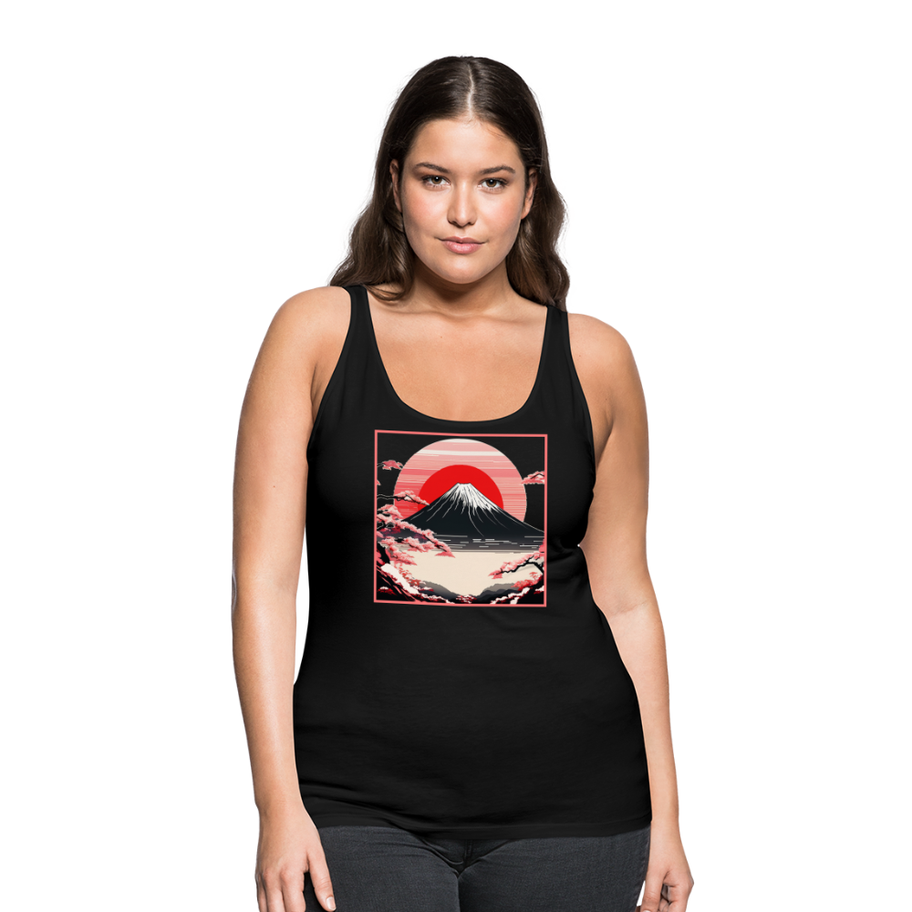 Tanktop Ladies Japan "Fuji" - Schwarz
